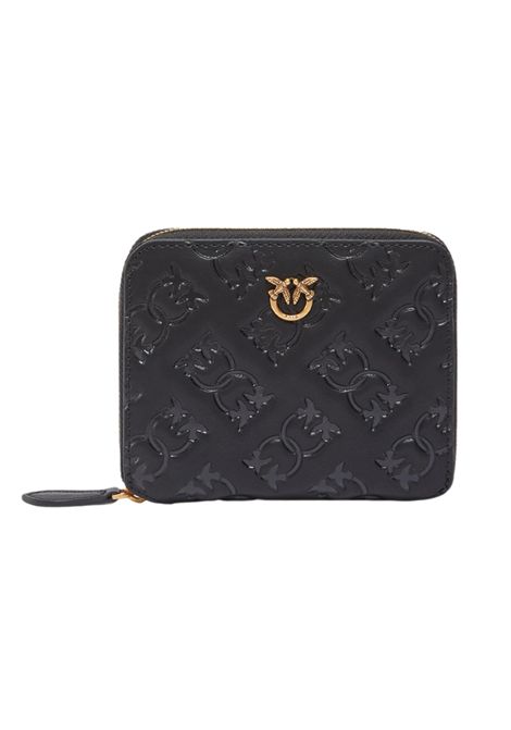 Portafoglio Pinko donna 100249 A1YBZ99Q nero oro PINKO | Portafogli | 100249 A1YBZ99Q